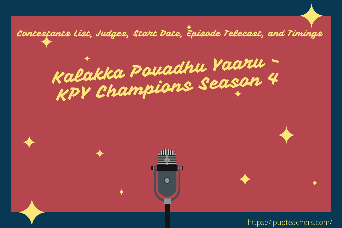 Kalakka Povadhu Yaaru KPY Champions Season 4
