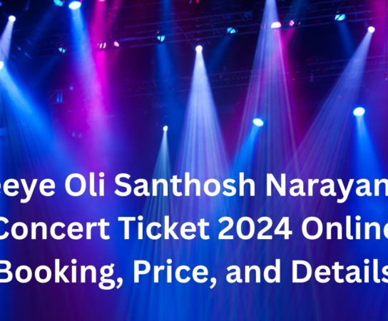 Neeye Oli Santhosh Narayanan Concert Ticket 2024 Online Booking, Price, and Details